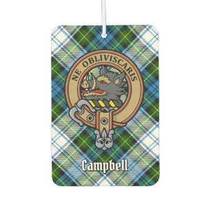 Campbell Crest over Dress Tartan Car Air Freshener