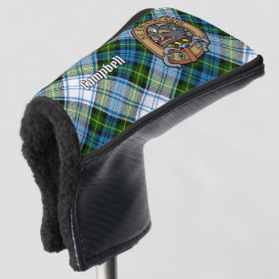 Campbell Crest over Dress Tartan Golf Head Cover