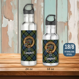 Campbell Crest over Tartan 710 Ml Water Bottle