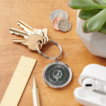 Campbell Crest & Tartan Knot Keychain<br><div class="desc">Clan Campbell Crest & Tartan Knot</div>