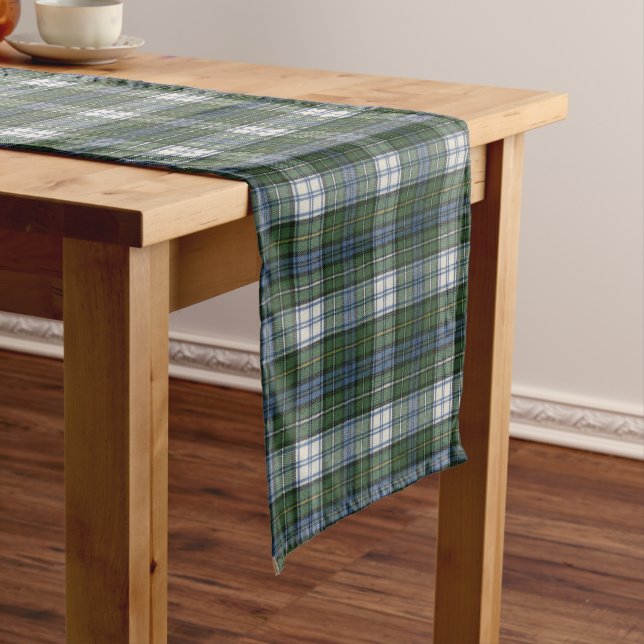 Campbell Dress Ancient Original Scottish Tartan Short Table Runner (In Situ)