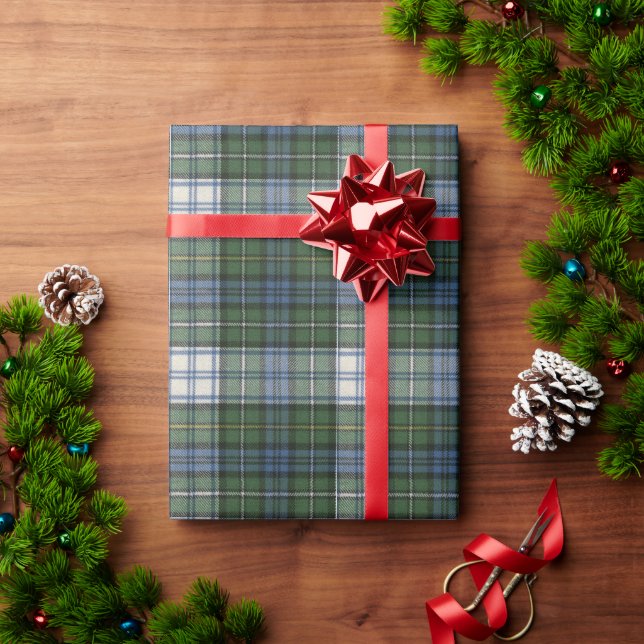 Campbell Dress Ancient Scottish Tartan Wrapping Paper (Holiday Gift)