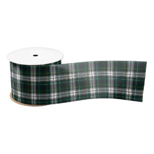 Campbell Dress Modern Tartan Plaid Pattern Satin Ribbon