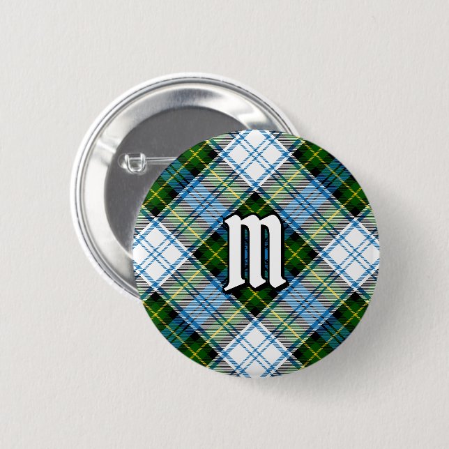 Campbell Dress Tartan 6 Cm Round Badge (Front & Back)