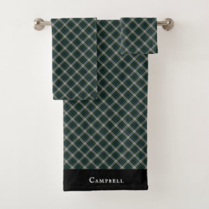 Campbell Dress Tartan Plaid Small Bath Towel Set