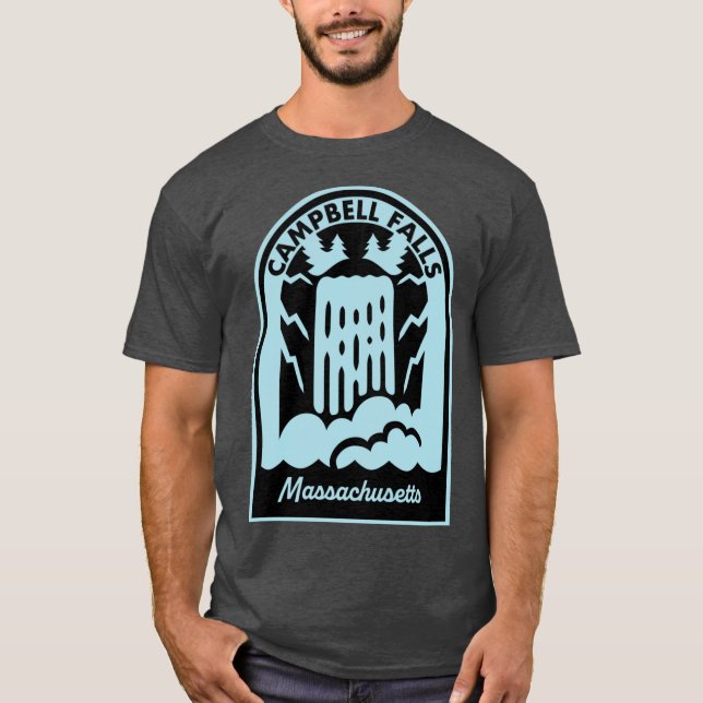 Campbell Falls Massachusetts Oversized T-Shirt (Front)