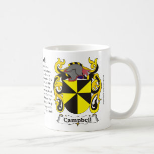 Campbell Family Coat of Arms Mug