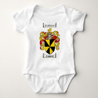 CAMPBELL FAMILY CREST - CAMPBELL COAT OF ARMS BABY BODYSUIT
