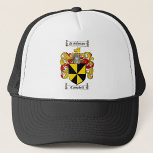 CAMPBELL FAMILY CREST - CAMPBELL COAT OF ARMS TRUCKER HAT
