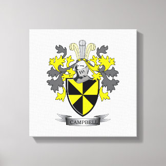 Campbell Family Crest Coat of Arms Canvas Print