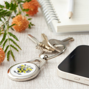 Campbell Family Crest Coat of Arms Key Ring
