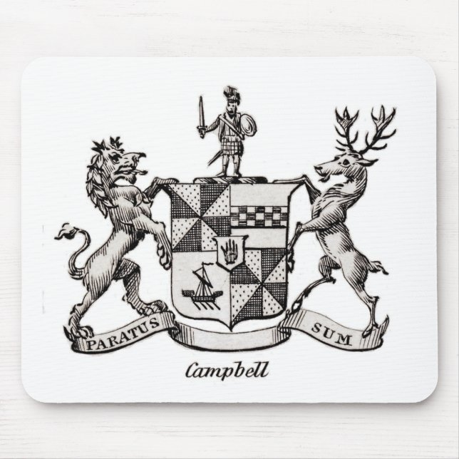 CAMPBELL FAMILY CREST MOUSE MAT (Front)