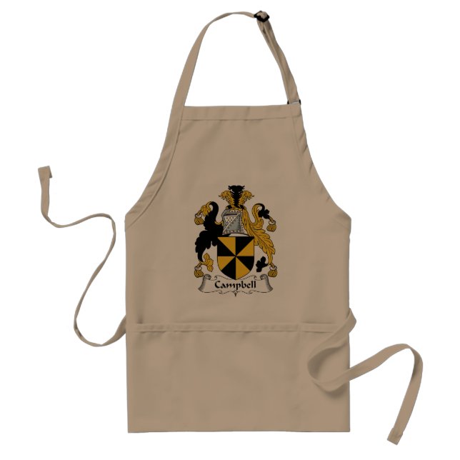 Campbell Family Crest Standard Apron (Front)
