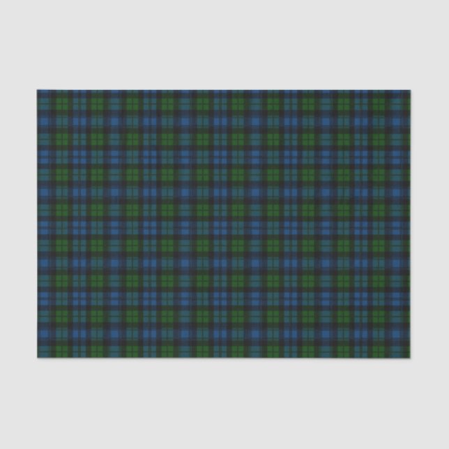Campbell Family Tartan Pattern Tissue Paper (Front)