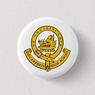 Campbell High School Logo 3 Cm Round Badge