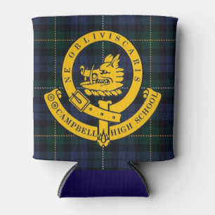 Campbell High School Tartan & Logo Stubby Holder