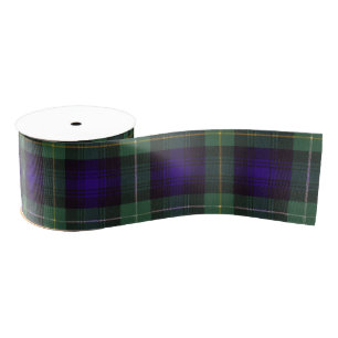 Campbell of Argyll clan Plaid Scottish tartan Grosgrain Ribbon