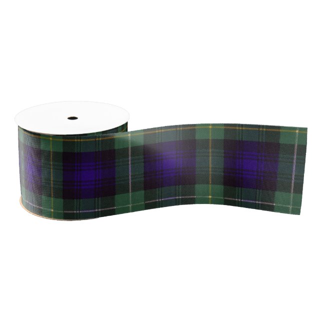 Campbell of Argyll clan Plaid Scottish tartan Grosgrain Ribbon (Spool)