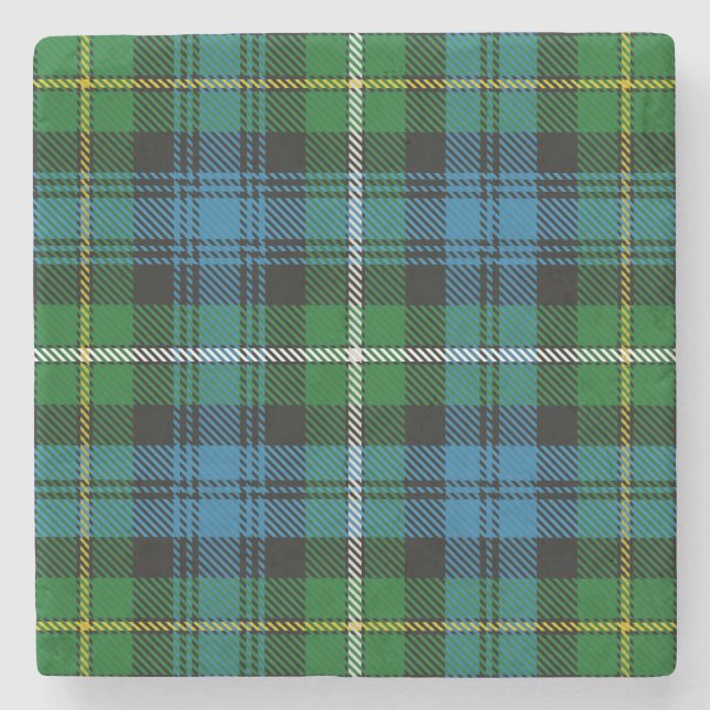 Campbell of Argyll Clan Tartan Stone Coaster (Front)