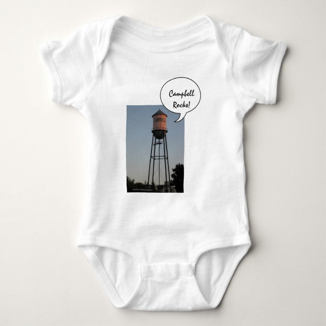 Campbell Rocks! outfit for Baby Bodysuit (Front)