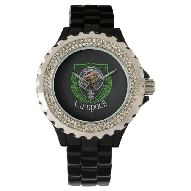 Campbell Scottish Clan Crest Watch (Front)
