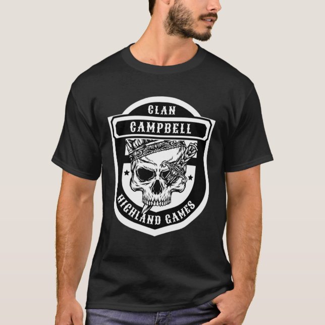 Campbell Scottish Clan Games T-Shirt (Front)