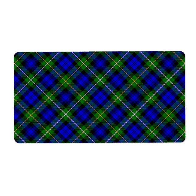 Campbell tartan blue green plaid (Front)