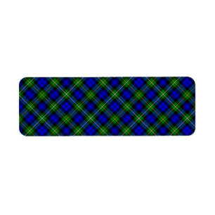 Campbell tartan blue green plaid