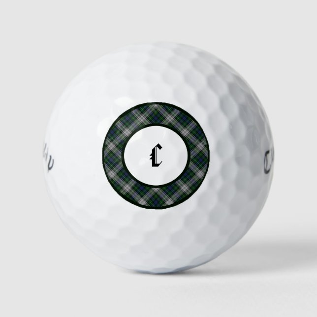 Campbell Tartan Clan Plaid Golf Balls (Front)