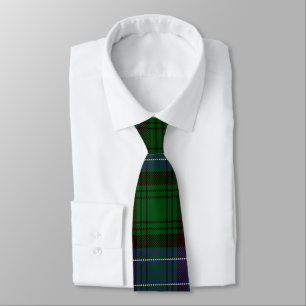 Campbell Tartan Green Plaid Tie
