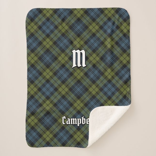 Campbell Tartan Sherpa Blanket (Front)