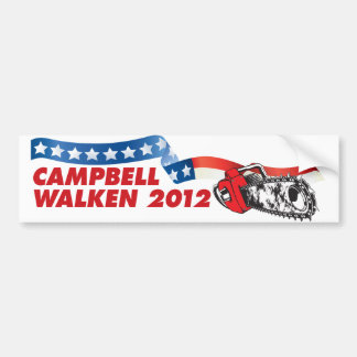 Campbell/Walken 2012 Bumper Sticker