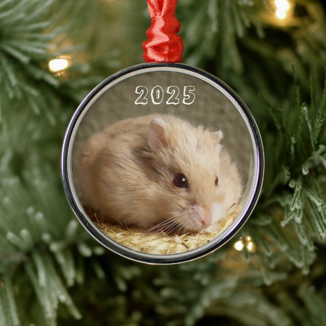 Campbells Dwarf Russian Hamster Metal Tree Decoration (Tree)