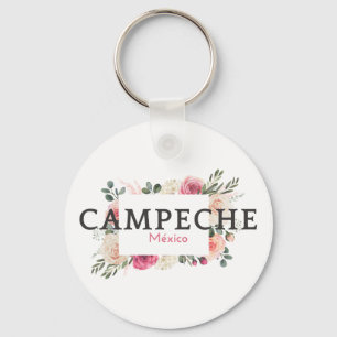 Campeche Mexico Travel Destination Bridesmaid  Key Ring