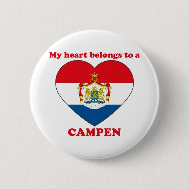 Campen 6 Cm Round Badge (Front)