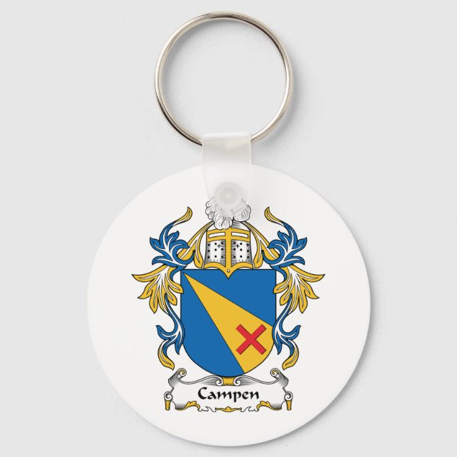 Campen Family Crest Key Ring (Front)