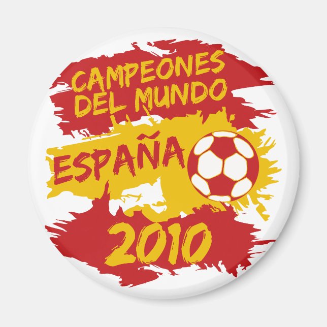 Campeones del Mundo 2010 Magnet (Front)