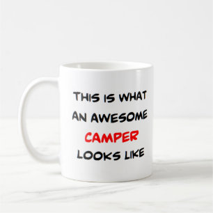 camper, awesome coffee mug