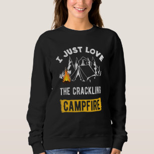 Camper Campfire Tent Camping Sweatshirt