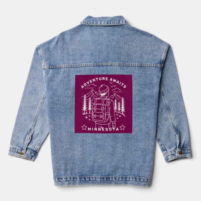 camper denim jacket (Back)