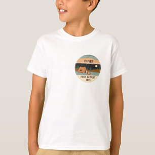 Camper First Campout Badge T-Shirt