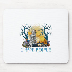 Camper Gift Hiking In Halloween Birthday Mouse Mat