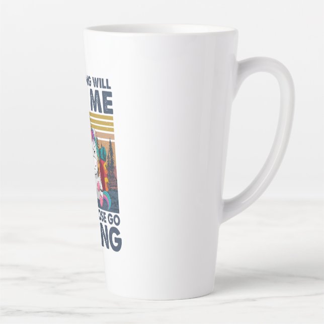 Camper Gift | I Choose Go Hiking Birthday Latte Mug (Right)