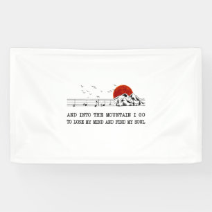 Camper Gift   I Go To Find My Soul Birthday Banner