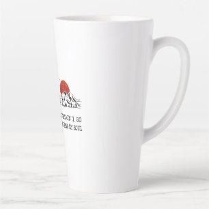 Camper Gift   I Go To Find My Soul Birthday Latte Mug