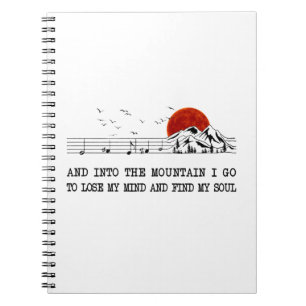 Camper Gift   I Go To Find My Soul Birthday Notebook