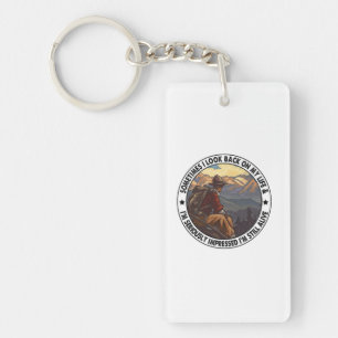 Camper Gift Sometimes I Look Back On My Life Key Ring
