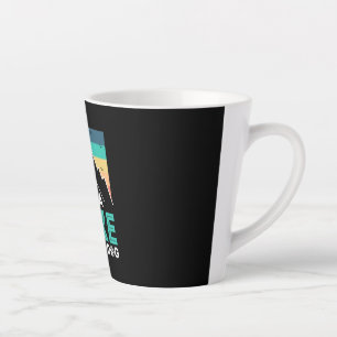 Camper Gift Take A Hike With My Dog Birthday Latte Mug
