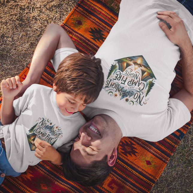 Camper Gifts, No City Light Just Camp Fire Nights Tri-Blend Shirt (Creator Uploaded)