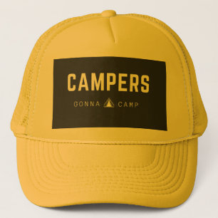 camper gonna camp trucker hat